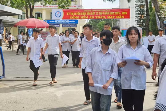 Bắc Giang: Hơn 98% thí sinh tham gia thi trong ngày đầu thi vào lớp 10 THPT