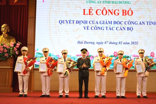 6 lãnh đạo cấp phòng tại Công an tỉnh Hải Dương xin nghỉ hưu trước tuổi