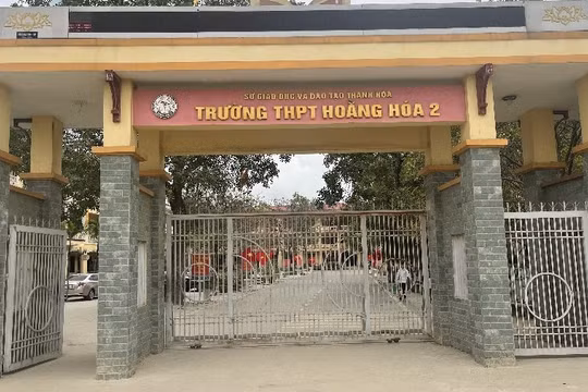 Thanh Hóa: Công an vào cuộc vụ học sinh đánh nhau tại trường THPT Hoằng Hóa 2