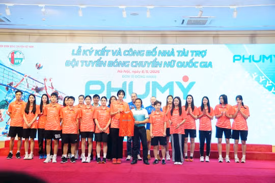 Phú Mỹ - đơn vị đồng hành cùng đội tuyển bóng chuyền nữ Việt Nam