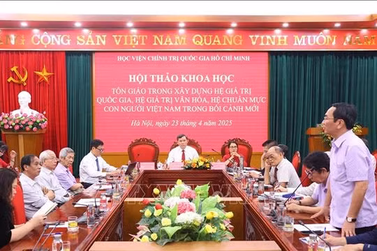 Làm rõ vai trò của tôn giáo trong xây dựng hệ giá trị quốc gia, chuẩn mực con người Việt Nam