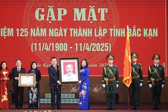 Phó Chủ tịch nước dự kỷ niệm 125 năm ngày thành lập tỉnh Bắc Kạn