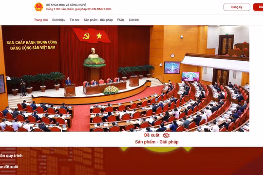 Khai trương Cổng Thông tin điện tử sản phẩm đổi mới sáng tạo, chuyển đổi số
