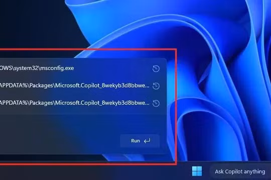 Cách trải nghiệm giao diện hộp thoại Run mới trên Windows 11
