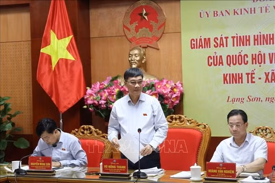 Giám sát kết quả thực hiện các nghị quyết của Quốc hội tại Lạng Sơn