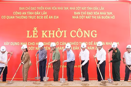 Đắk Lắk quyết tâm xóa nhà tạm, nhà dột nát cho hộ nghèo, cận nghèo