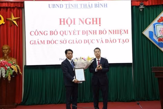 Thái Bình có tân Giám đốc Sở Giáo dục và Đào tạo sau gần 6 tháng bị khuyết