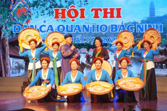 Gần 600 liền anh, liền chị tham gia thi hát Dân ca Quan họ Bắc Ninh năm 2025