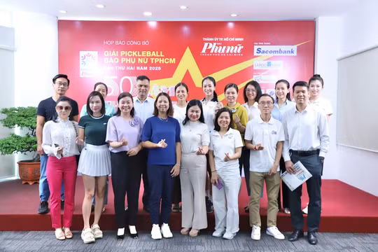 Báo Phụ nữ TPHCM công bố giải Pickleball dịp kỷ niệm 50 năm Ngày giải phóng miền Nam