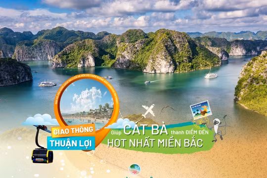 Giao thông thuận tiện, Cát Bà bùng nổ sức hút du lịch 4 mùa