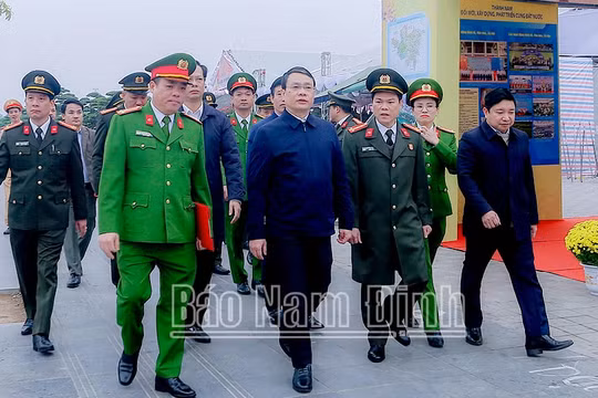 Nam Định: Huy động hơn 2.500 cán bộ, chiến sĩ đảm bảo an ninh Lễ Khai ấn Đền Trần Xuân Ất Tỵ