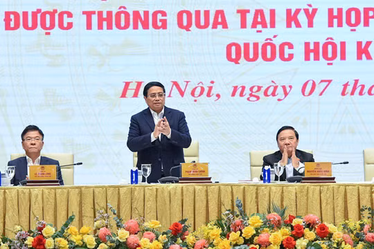 Các luật, nghị quyết về tổ chức bộ máy nhà nước có nhiều quy định mới, mang tính đột phá