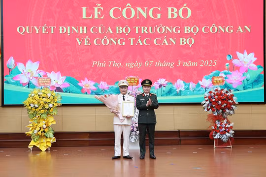 Phú Thọ có tân Phó Giám đốc Công an tỉnh