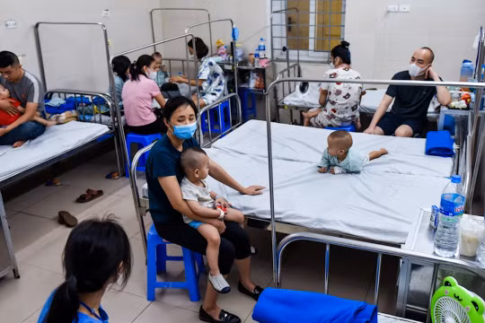 Trẻ nhập viện tăng đột biến do mắc virus hợp bào hô hấp RSV