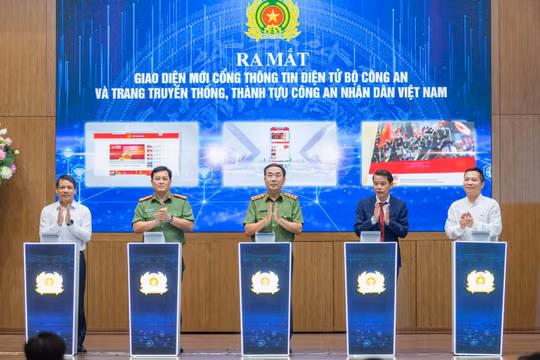 Giao diện mới Cổng Thông tin điện tử Bộ Công an: Tăng cường tương tác, phục vụ người dân