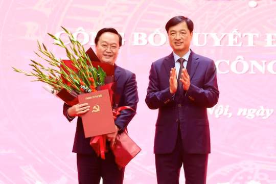 Ông Nguyễn Đức Trung giữ chức Phó Bí thư Thành ủy Hà Nội