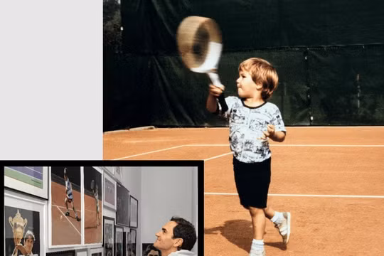 Hành trình từ cậu bé nhặt bóng đến vận động viên tỷ phú của Roger Federer