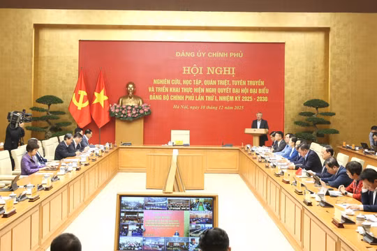 Hành động quyết liệt để Nghị quyết Đại hội đại biểu Đảng bộ Chính phủ lần thứ I sớm đi vào cuộc sống