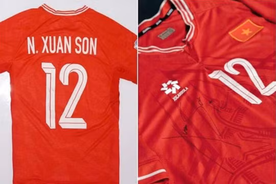 Áo thi đấu của tiền đạo Xuân Son được đấu giá gây quỹ từ thiện