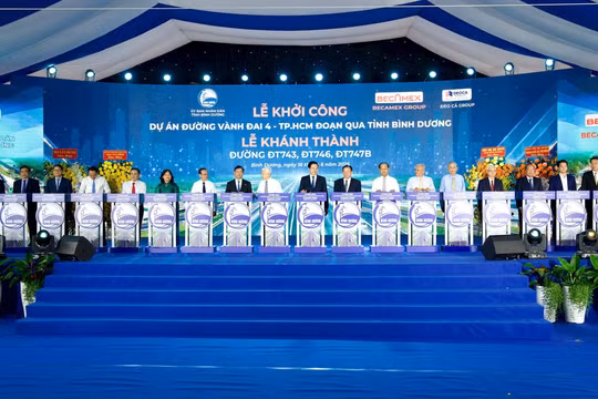 Khởi công dự án Vành đai 4 TP. Hồ Chí Minh đoạn cầu Thủ Biên - sông Sài Gòn