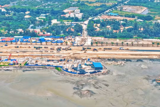 Vinhoms Cần Giờ sử dụng công nghệ san lấp biển bền vững hàng đầu thế giới