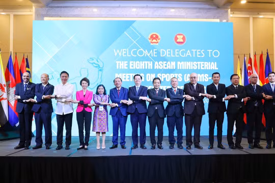 Hội nghị Bộ trưởng ASEAN về thể thao lần thứ 8: 'Định hướng thể thao góp phần phát triển bền vững'