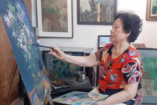 'Phố và Hoa' – miền ký ức Hà Nội trong tranh Trương Ngọc Hiên