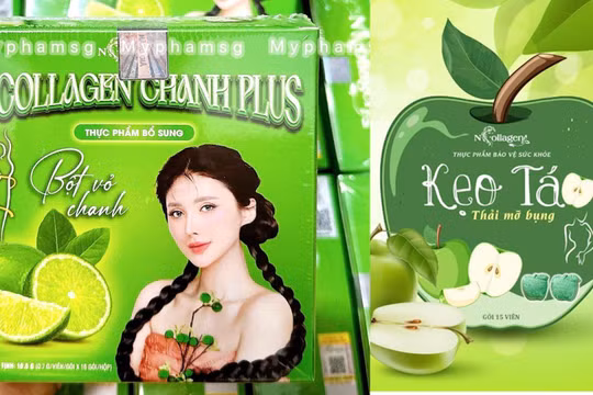 Kiểm nghiệm một số sản phẩm do 'Ngân Collagen' quảng cáo