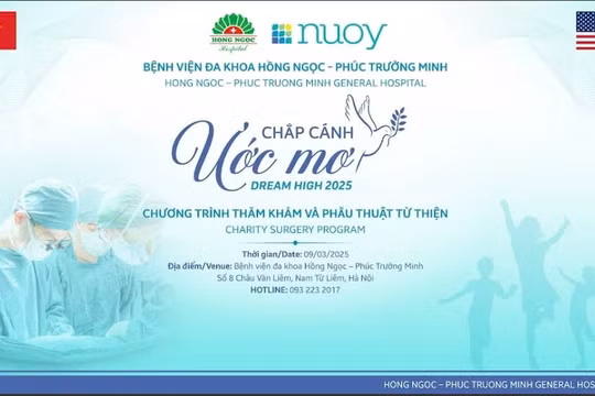 "Chắp cánh ước mơ" - Hành trình trao hy vọng cho bệnh nhân nghèo dị tật bẩm sinh