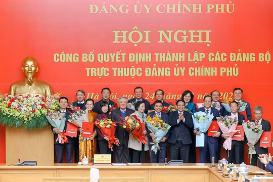 Các đảng bộ trực thuộc Đảng uỷ Chính phủ khẩn trương kiện toàn tổ chức bộ máy, hoạt động theo mô hình tổ chức mới