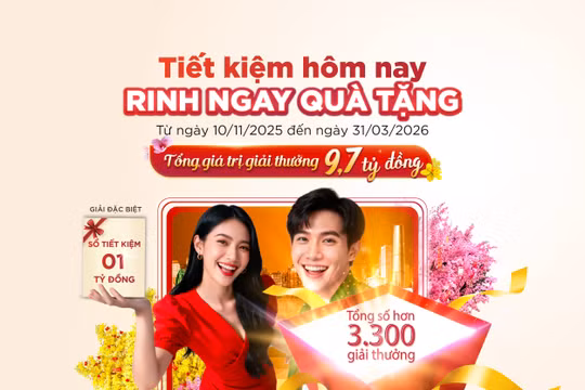 Cơ hội trúng 1 tỷ đồng và nhiều ưu đãi khác khi tham gia “Tiết kiệm hôm nay – Rinh ngay quà tặng” tại Agribank