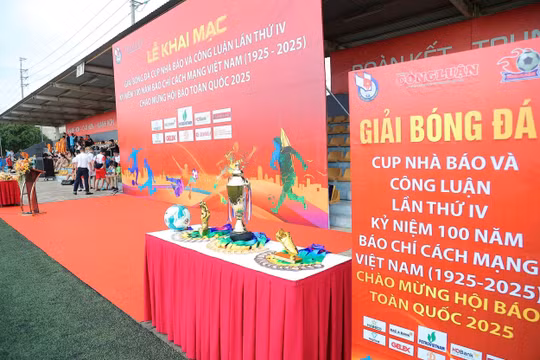 Giải bóng đá Cúp Nhà báo & Công luận lần thứ IV - 2025: Sân chơi thể thao kết nối, giao lưu của những người làm báo