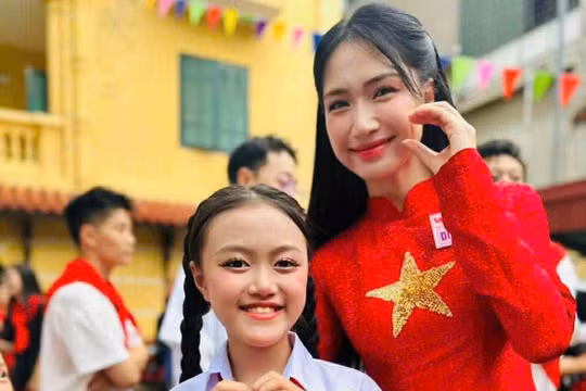 Phan Thị Minh Châu - Hoa hậu nhí với nhiều hoạt động nổi bật dịp Quốc khánh