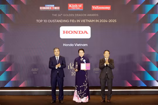 Honda Việt Nam đạt giải thưởng Rồng Vàng năm 2025