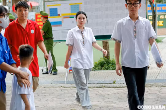 167 thí sinh Hải Phòng bỏ thi tốt nghiệp THPT trong ngày đầu tiên