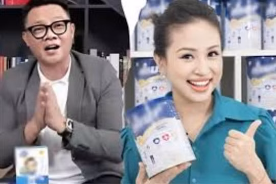 BTV Quang Minh và MC Thanh Vân Hugo bị phạt 107,5 triệu đồng vụ quảng cáo sữa