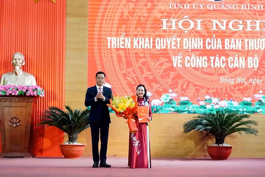 Quảng Bình điều động, chỉ định Bí thư Thành ủy Đồng Hới và Bí thư Thị ủy Ba Đồn