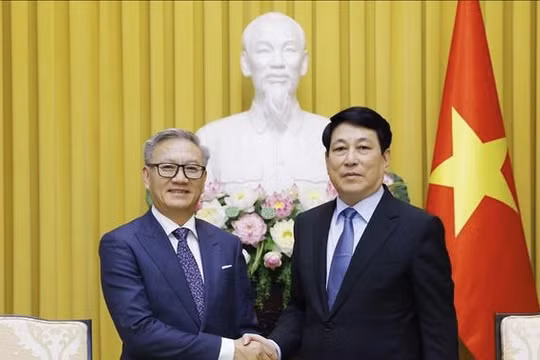Chủ tịch nước Lương Cường tiếp Bộ trưởng Ngoại giao Lào
