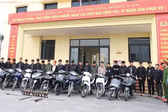 Triệu tập 27 đối tượng trong vụ dùng dao, kiếm đánh nhau ở Ninh Bình