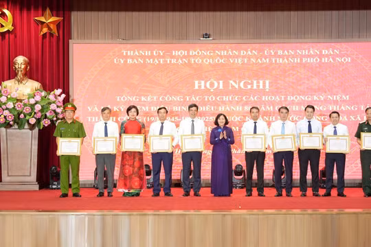 Hà Nội rút ra nhiều bài học kinh nghiệm từ thành công tổ chức Lễ kỷ niệm A80
