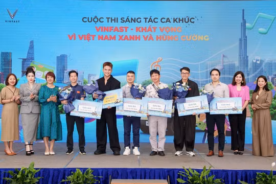 VinFast trao giải cuộc thi sáng tác ca khúc: Khi âm nhạc hòa nhịp cùng khát vọng Việt