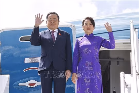 Chủ tịch Quốc hội Trần Thanh Mẫn tới Thụy Sĩ, tham dự Hội nghị các Chủ tịch Quốc hội thế giới lần thứ 6
