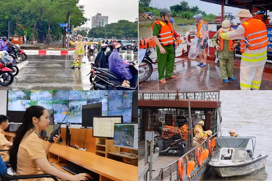 CSGT Hà Nội chủ động ứng phó trước diễn biến của bão số 3