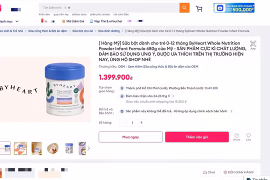 Bộ Y tế yêu cầu gỡ ngay sản phẩm sữa nhiễm khuẩn khỏi các sàn thương mại điện tử Việt Nam