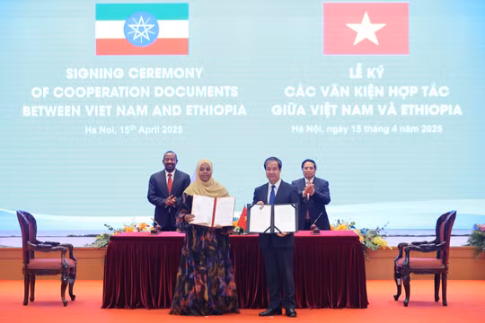 Việt Nam và Ethiopia ký kết nhiều văn kiện hợp tác quan trọng