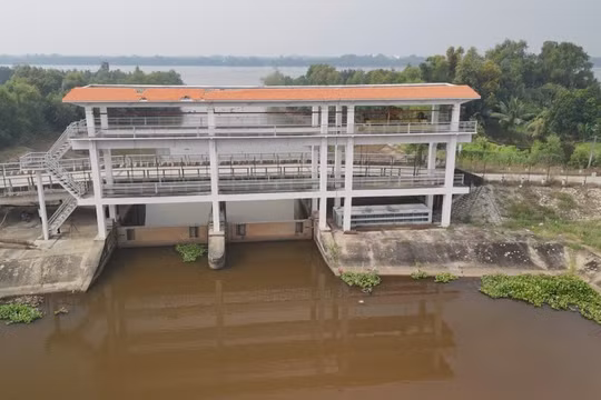 Long An đối mặt đợt xâm nhập mặn cao điểm nửa cuối tháng 4/2025