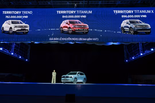 Ford Territory 2025 chính thức ra mắt, giá bán từ 762 triệu đồng