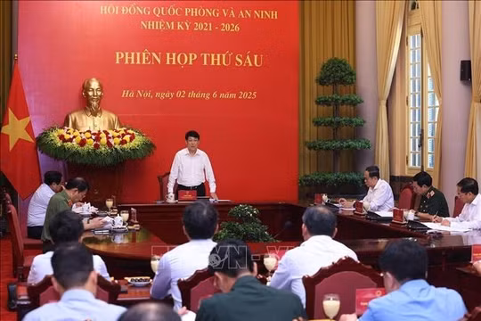 Chủ tịch nước Lương Cường chủ trì phiên họp thứ 6 Hội đồng Quốc phòng và An ninh