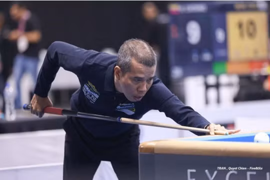 Quyết Chiến và Phương Vinh vào bán kết giải billiard đồng đội thế giới