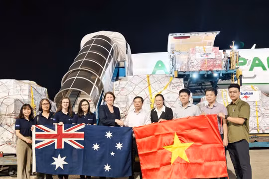 Bắc Ninh tiếp nhận lô hàng viện trợ khẩn cấp cho người dân vùng lũ từ Chính phủ Australia